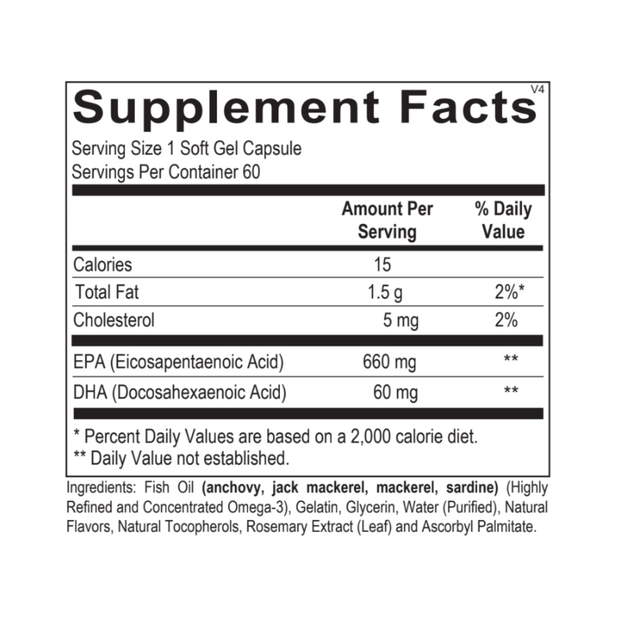 Cardiac Fish Oil Elite EPA 660