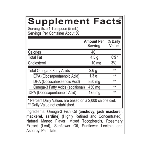 Cardiac Liquid Fish Oil EPA 1300