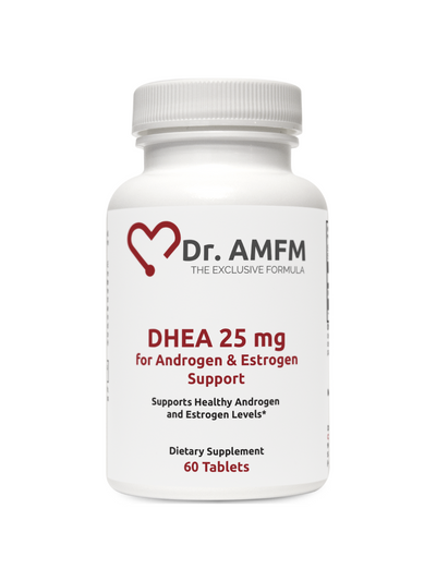 DHEA 25 mg for Androgen & Estrogen Support 60ct