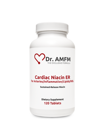 Cardiac Niacin ER for Arteries/Inflammation 120ct